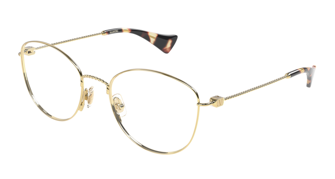 Glasögon valentino vg0064o 002 dorado round/oval/panthos femenino storlek 52mm - Huvudvy
