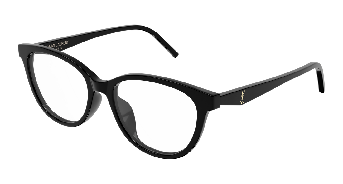 Prescription glasses saint laurent sl m188/f 001 negro cat eye femenino size 53mm - Main view