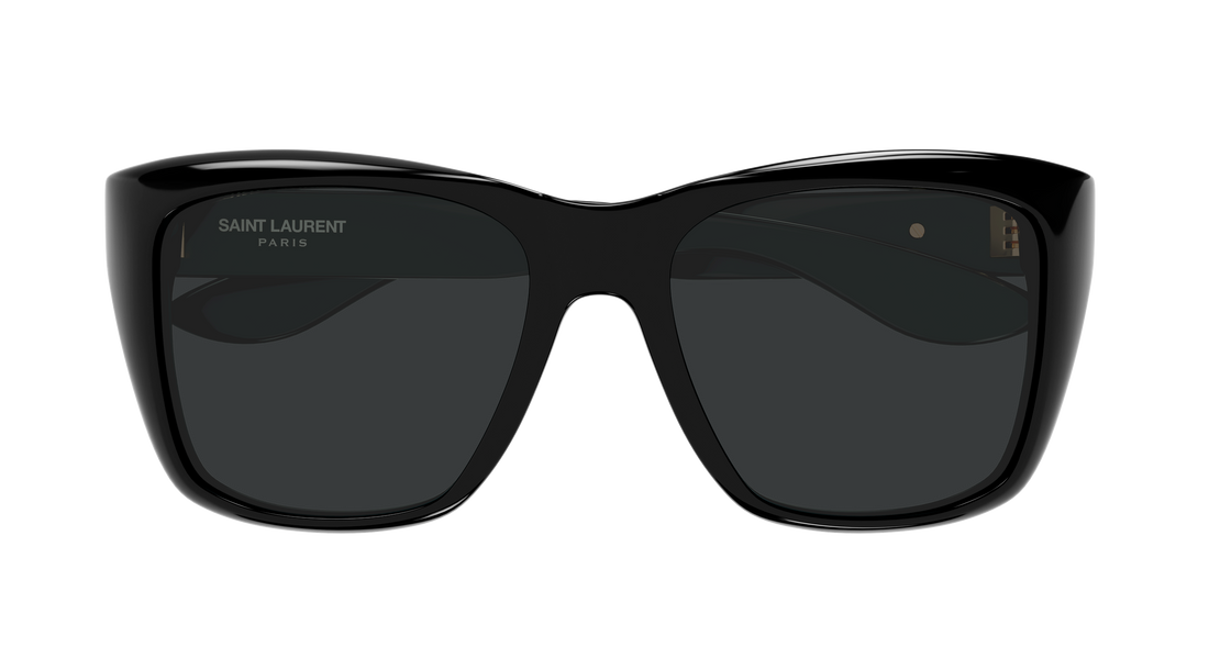 Óculos de sol saint laurent sl 923 001 negro cat eye femenino tamanho 55mm - Vista de detalhe