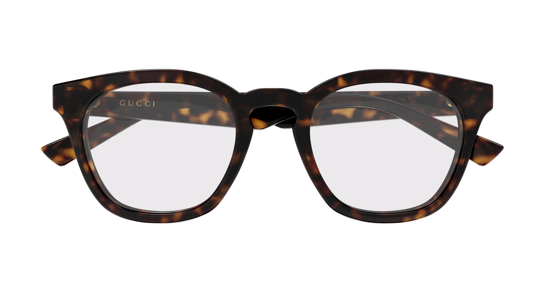 Brillen gucci gg2185o 002 havana round/oval/panthos masculino größe 50mm - Detailansicht