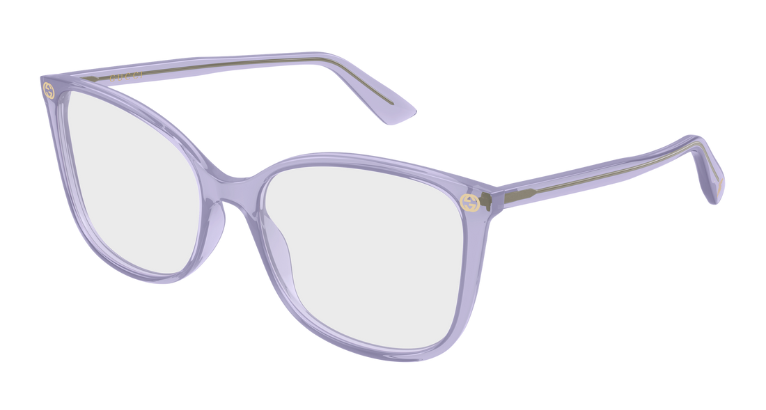 Occhiali da vista gucci gg0026o 027 violeta cat eye femenino taglia 53mm - Vista principale