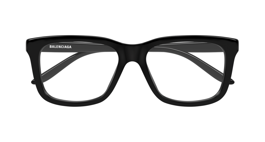Óculos graduados balenciaga bb0530o 001 negro rectangular / squared masculino tamanho 55mm - Vista de detalhe