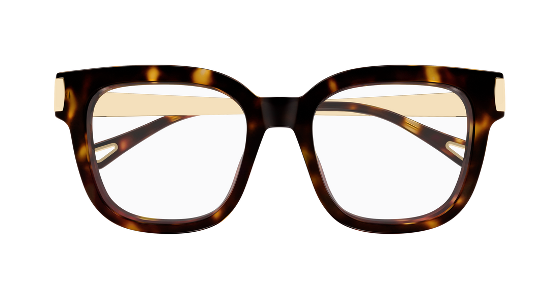 Brillen chloé ch0353o 002 havana rectangular / squared femenino größe 52mm - Detailansicht