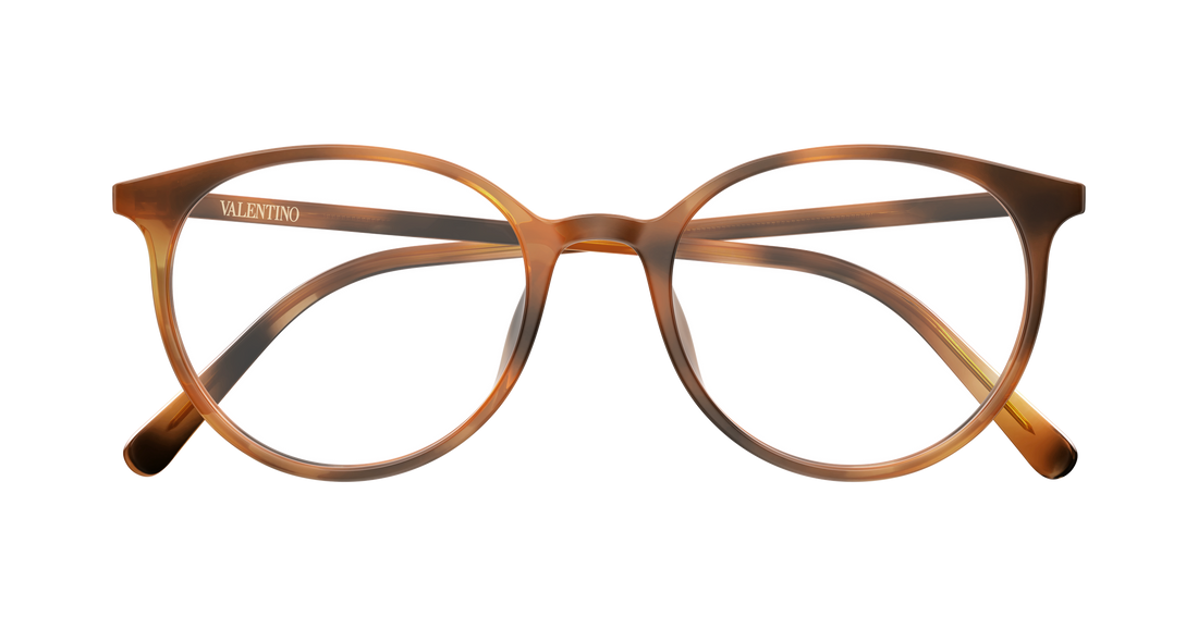 Brillen valentino vg0041ok 002 havana round/oval/panthos femenino größe 52mm - Detailansicht