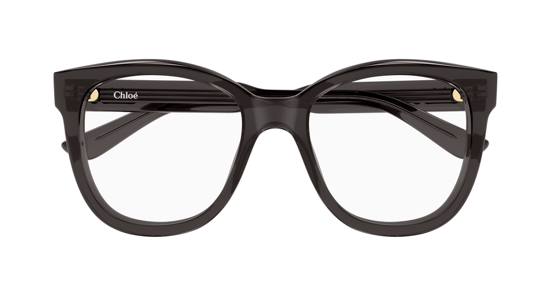 Dioptrijske naočale chloé ch0378o 001 gris rectangular / squared femenino veličina 54mm - Detaljni prikaz