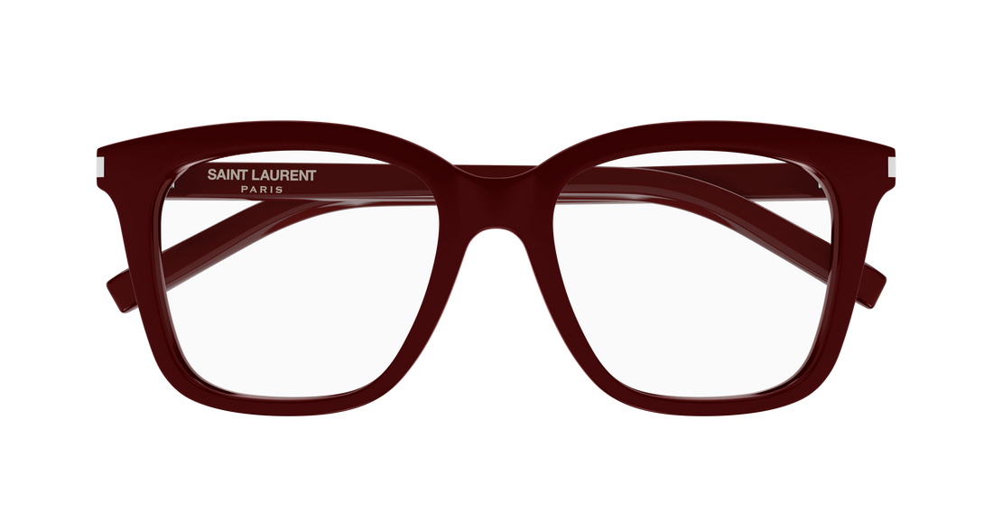 Prescription glasses saint laurent sl 166 008 burdeos rectangular / squared femenino size 51mm - Detailed view