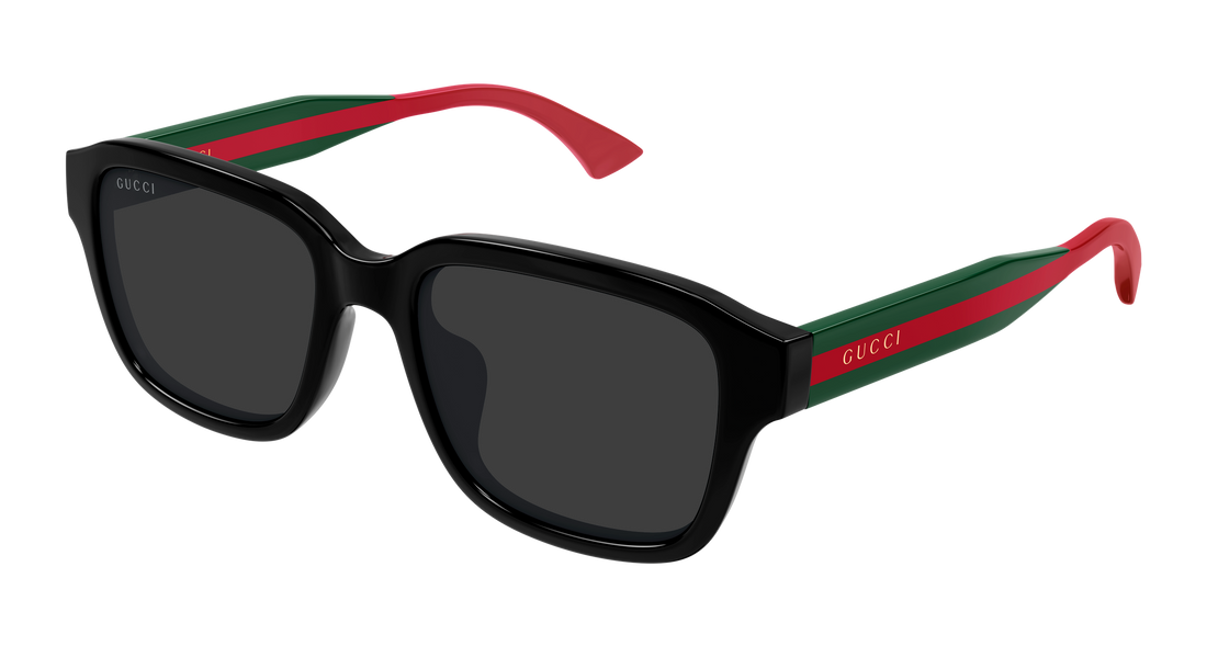 Óculos de sol gucci gg2120sa 001 negro rectangular / squared masculino tamanho 55mm - Vista principal