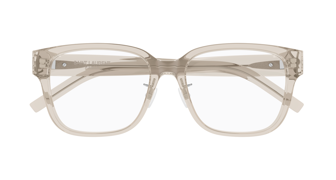 Gafas graduadas saint laurent sl m165/f 004 beige cat eye femenino talla 54mm - Vista de detalle