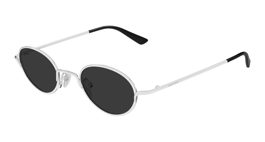 Sunglasses alexander mcqueen am0562s 001 plateado round/oval/panthos unisex size 46mm - Main view