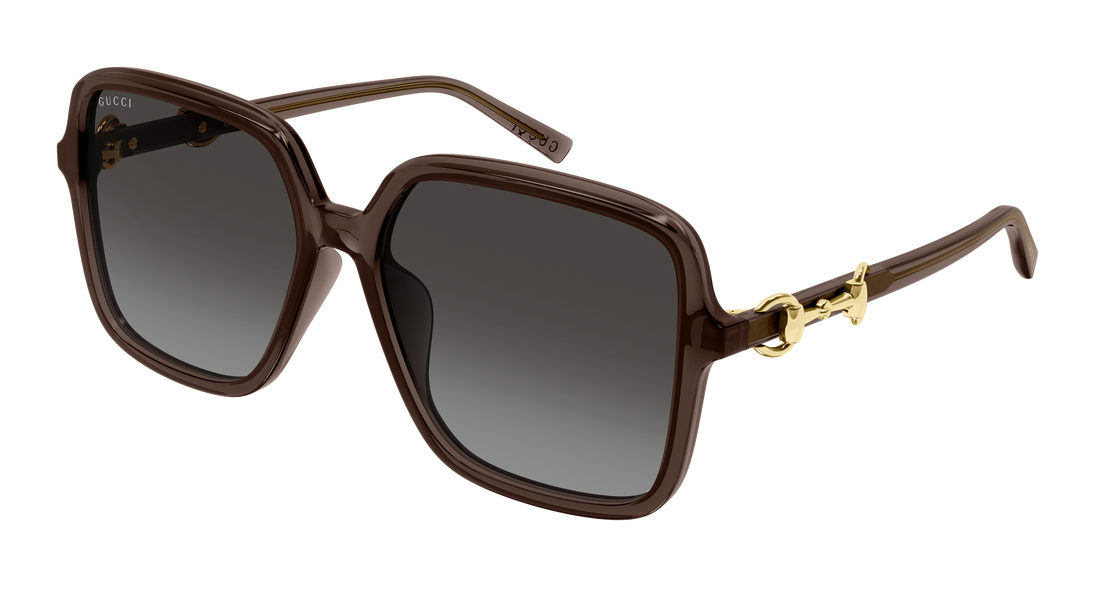 Solbriller gucci gg2219sa 003 marron butterfly femenino størrelse 59mm - Hovedvisning