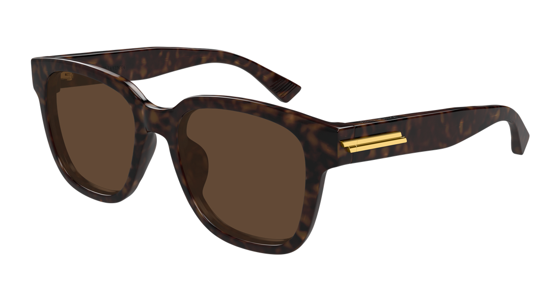 Lunettes de soleil bottega veneta bv1461sk 002 havana rectangular / squared masculino taille 54mm - Vue principale