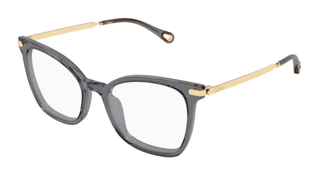 Lunettes de vue chloé ch0360o 001 gris rectangular / squared femenino taille 53mm - Vue principale