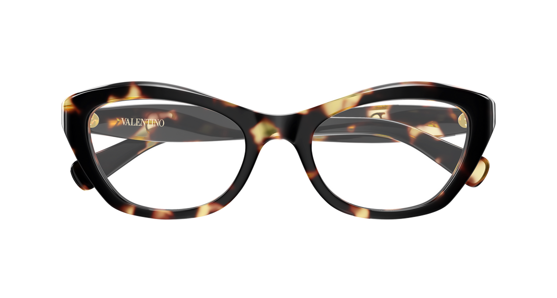 Gafas graduadas valentino vg0012o 002 havana cat eye femenino talla 53mm - Vista de detalle