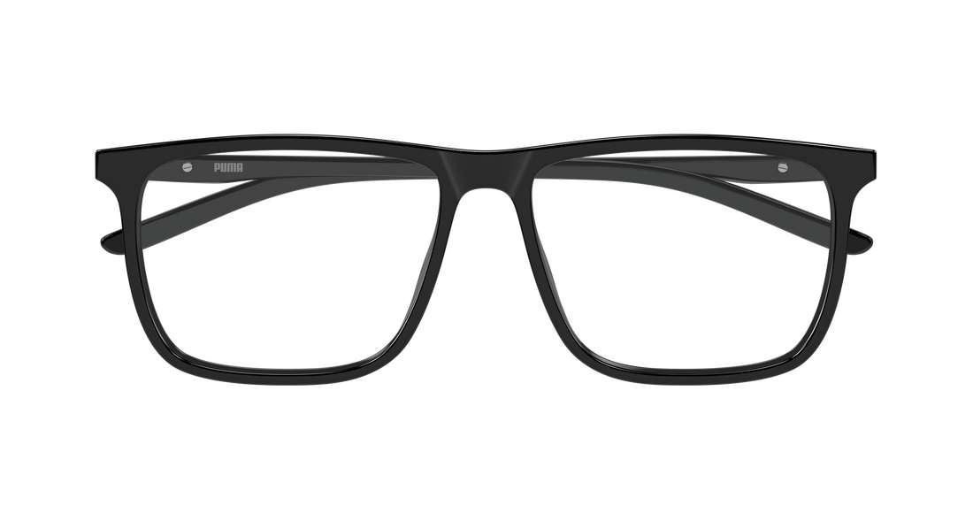 Occhiali da vista puma pu0537o 006 negro rectangular / squared masculino taglia 59mm - Vista dettagliata