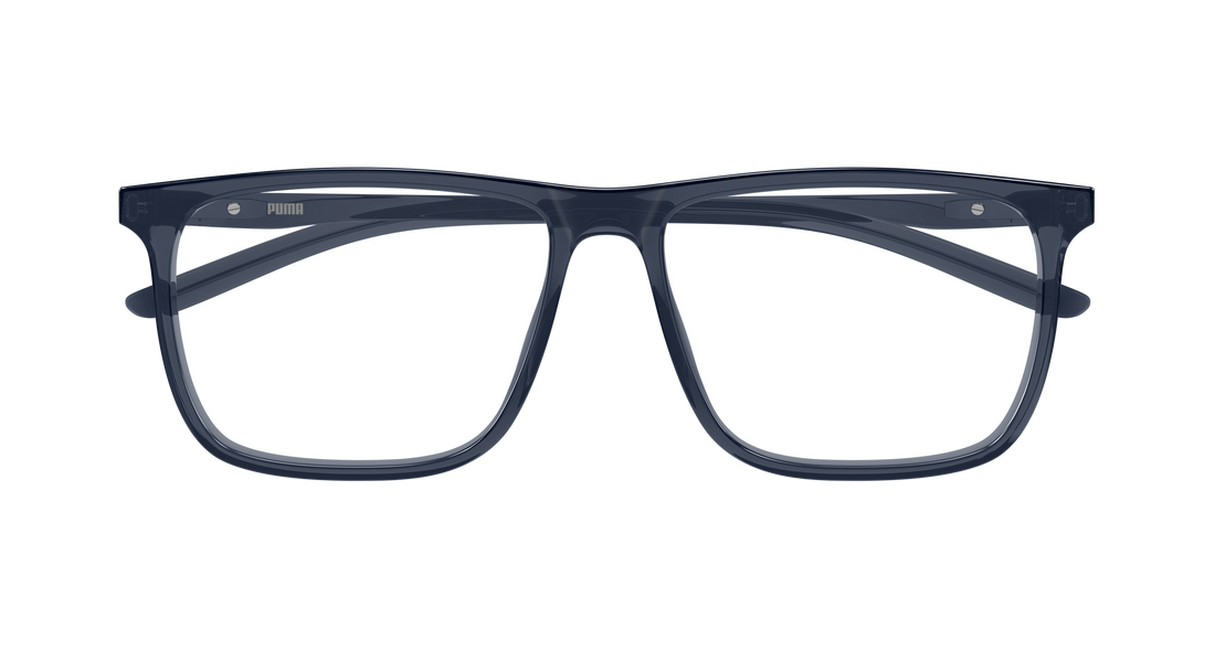 Gafas graduadas puma pu0537o 008 azul rectangular / squared masculino talla 59mm - Vista de detalle