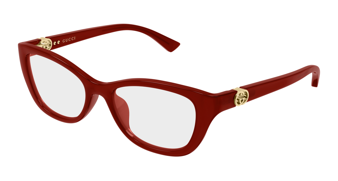 Briller gucci gg2196ol 004 rojo cat eye femenino størrelse 51mm - Hovedvisning