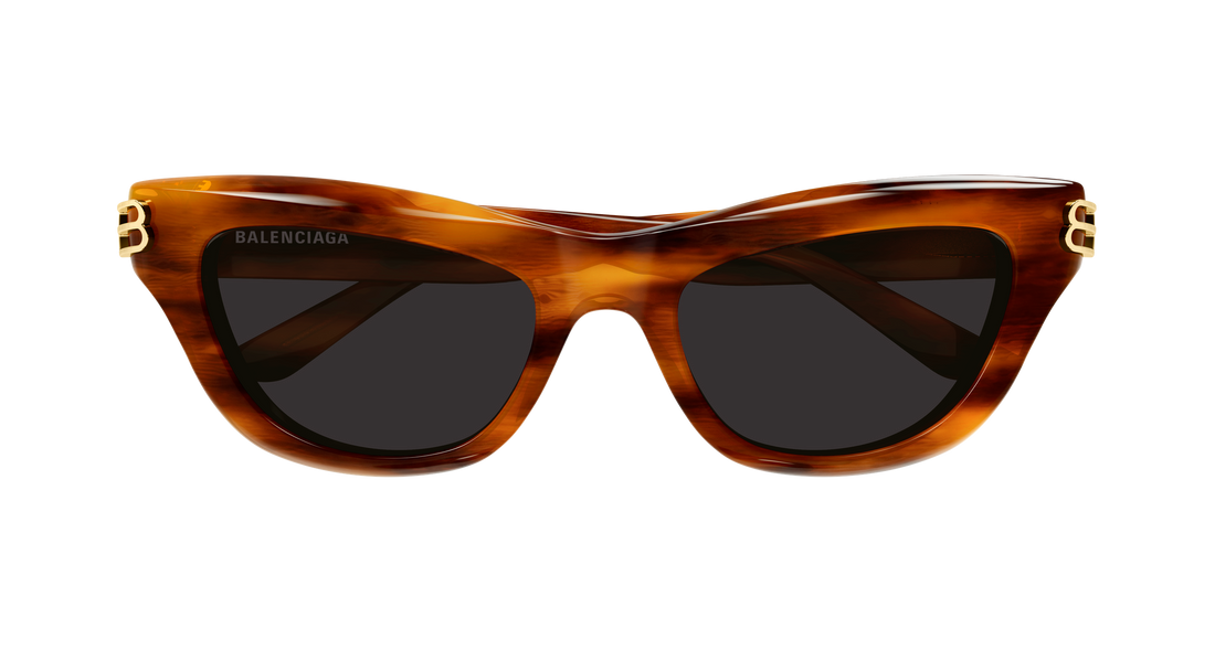 Sunglasses balenciaga bb0430s 007 marron cat eye femenino size 54mm - Detailed view