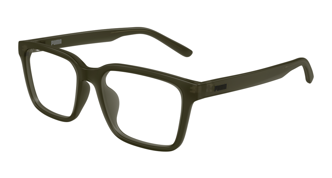 Occhiali da vista puma pu0531oa 005 verde rectangular / squared masculino taglia 54mm - Vista principale