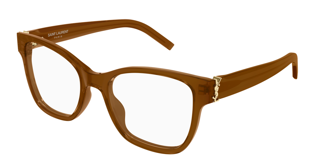 Gafas graduadas saint laurent sl m158 005 marron cat eye femenino talla 52mm - Vista principal