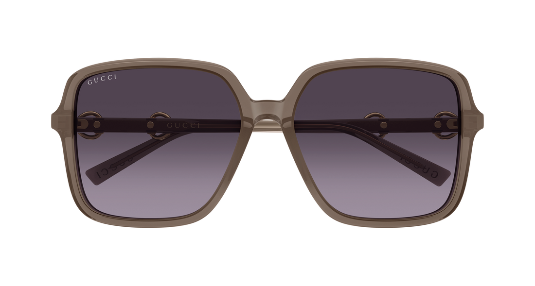 Solbriller gucci gg2219sa 004 marron butterfly femenino størrelse 59mm - Detaljeret visning