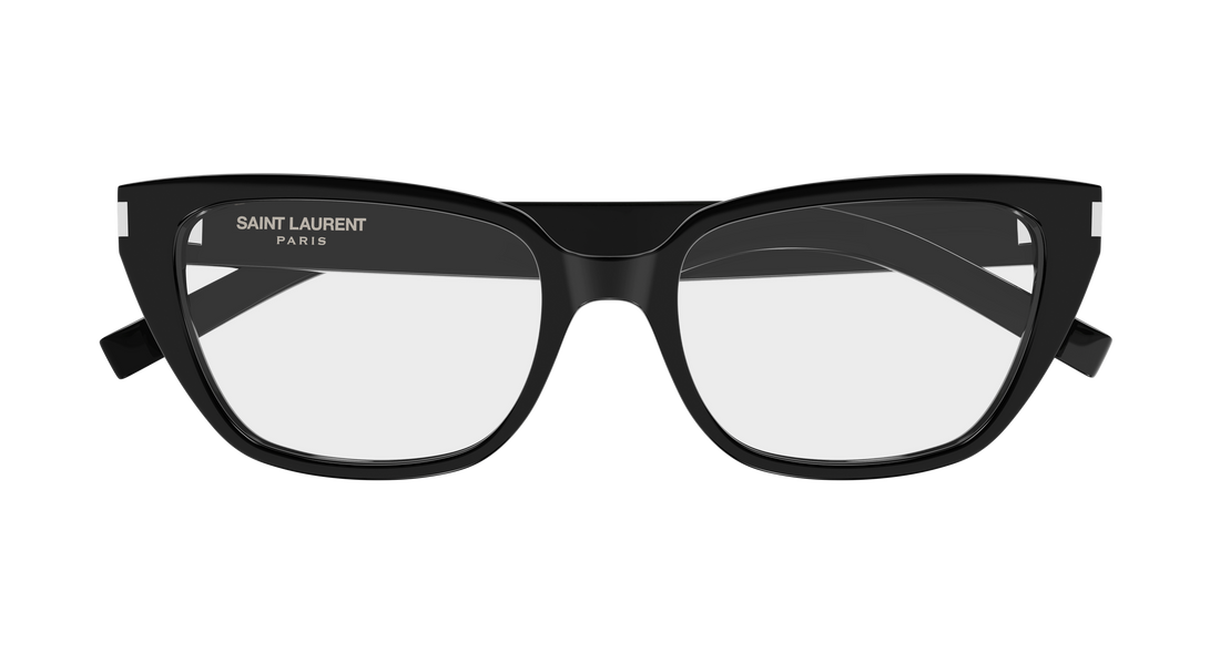 Brillen saint laurent sl 896 001 negro cat eye femenino größe 55mm - Detailansicht