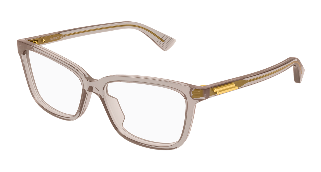 Óculos graduados bottega veneta bv1499o 008 marron cat eye femenino tamanho 54mm - Vista principal
