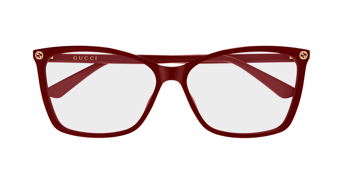 Occhiali da vista gucci gg0025o 022 burdeos cat eye femenino taglia 58mm - Vista dettagliata