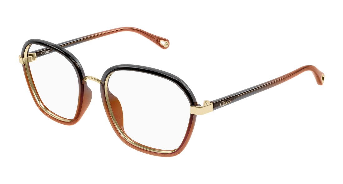 Gafas graduadas chloé ch0309o 007 negro rectangular / squared femenino talla 54mm - Vista principal
