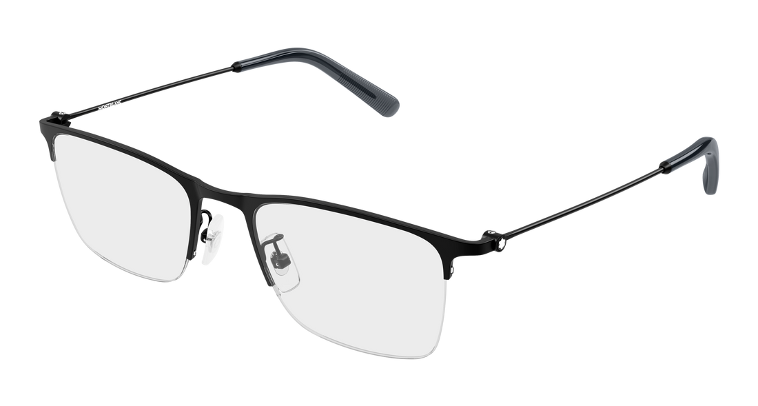 Occhiali da vista montblanc mb0502ol 008 negro rectangular / squared masculino taglia 55mm - Vista principale