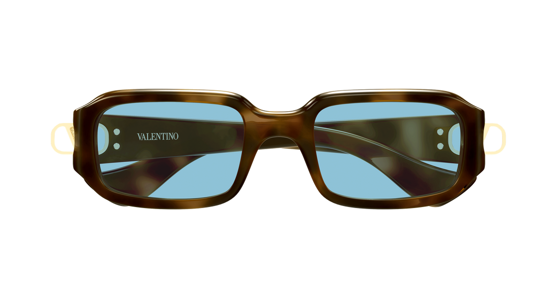 Sunglasses valentino vg0016s 003 havana rectangular / squared femenino size 53mm - Detailed view