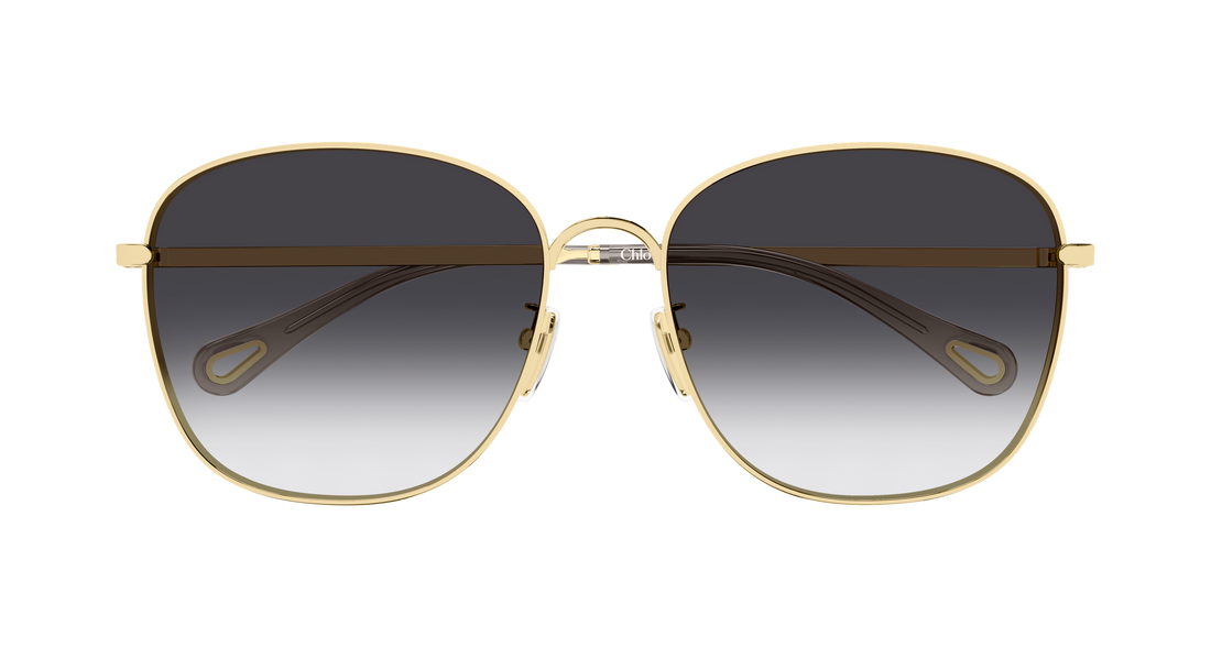 Solbriller chloé ch0407sk 001 dorado round/oval/panthos femenino størrelse 59mm - Detaljeret visning
