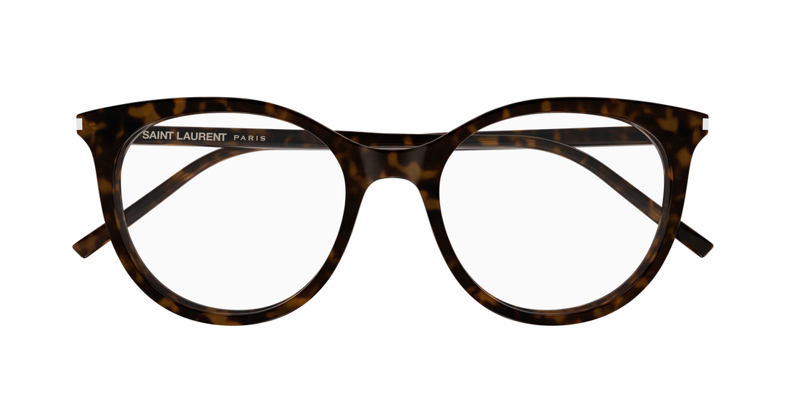 Lunettes de vue saint laurent sl 891 002 havana cat eye femenino taille 52mm - Vue détaillée