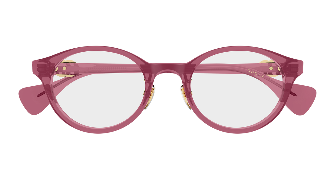 Lunettes de vue gucci gg2262oj 004 rojo round/oval/panthos femenino taille 49mm - Vue détaillée
