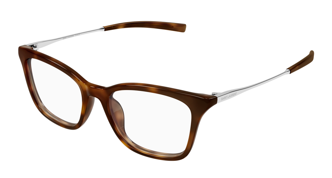 Occhiali da vista saint laurent sl 933 002 havana cat eye femenino taglia 52mm - Vista principale