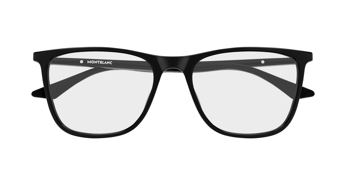 Óculos graduados montblanc mb0510o 001 negro rectangular / squared masculino tamanho 54mm - Vista de detalhe