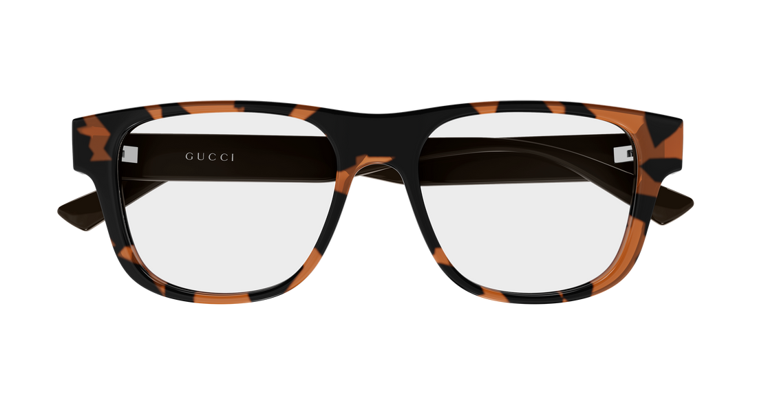 Brillen gucci gg2086o 007 havana rectangular / squared masculino größe 55mm - Detailansicht