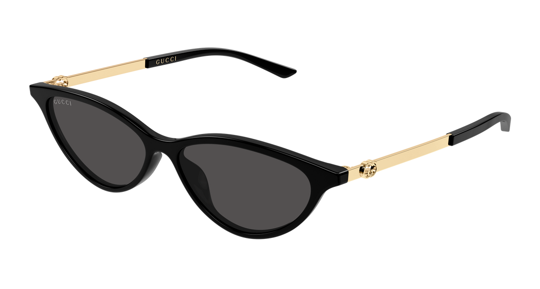 Lunettes de soleil gucci gg2211s 001 negro cat eye femenino taille 54mm - Vue principale