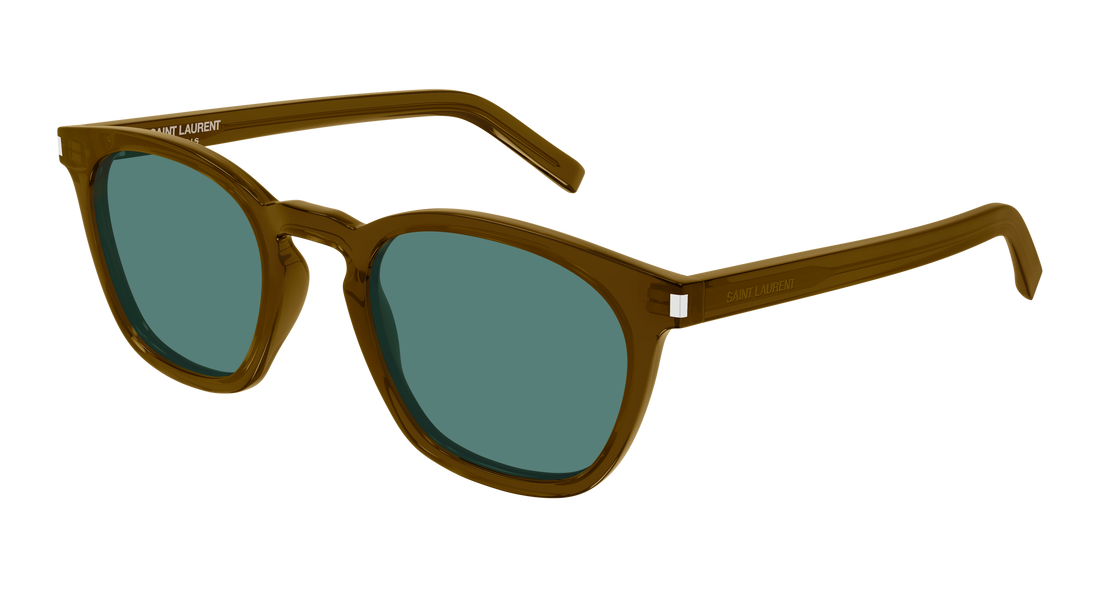 Solbriller saint laurent sl 28 059 marron rectangular / squared masculino størrelse 49mm - Hovedvisning