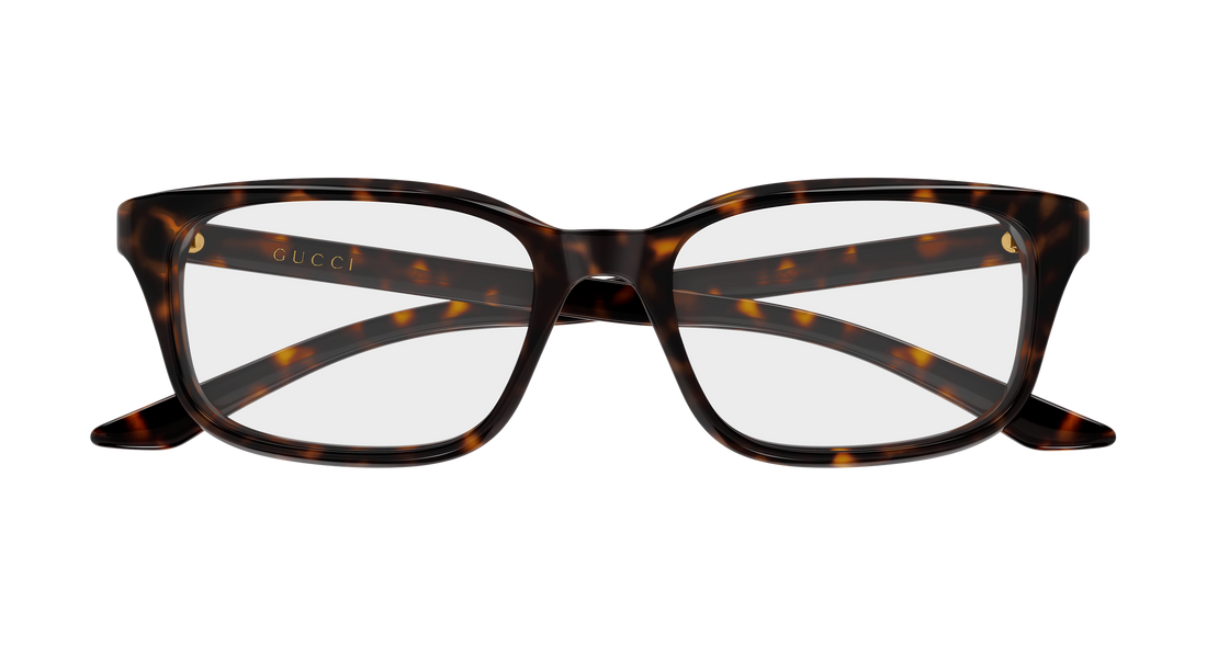 Occhiali da vista gucci gg2082o 006 havana rectangular / squared masculino taglia 54mm - Vista dettagliata