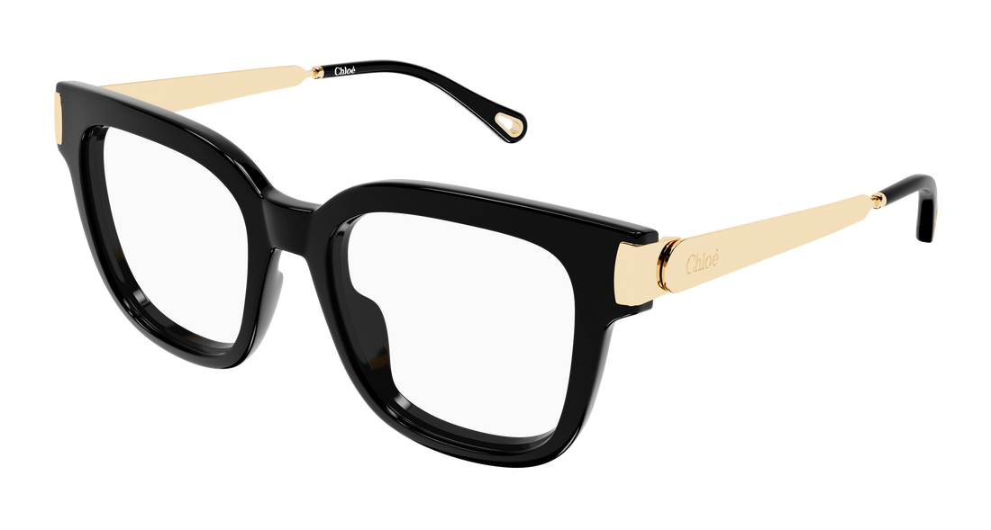 Occhiali da vista chloé ch0353o 001 negro rectangular / squared femenino taglia 52mm - Vista principale