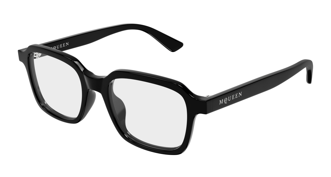 Gafas graduadas alexander mcqueen am0572o 001 negro rectangular / squared unisex talla 50mm - Vista principal