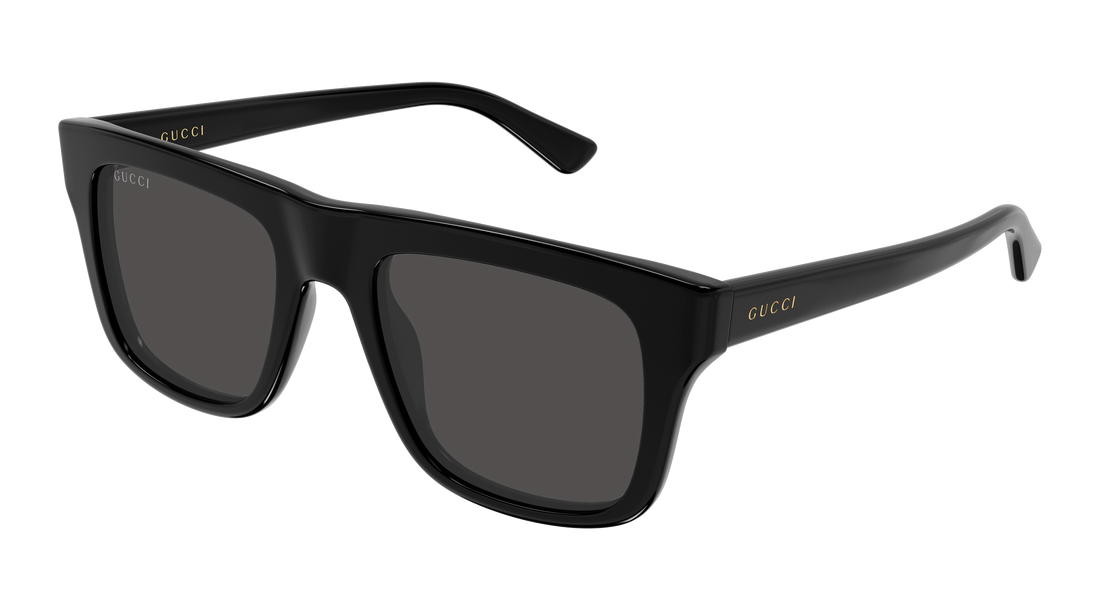 Solbriller gucci gg2242s 001 negro rectangular / squared masculino størrelse 51mm - Hovedvisning