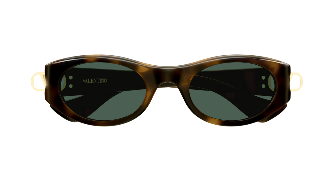 Sunglasses valentino vg0015sa 003 havana round/oval/panthos femenino size 53mm - Detailed view