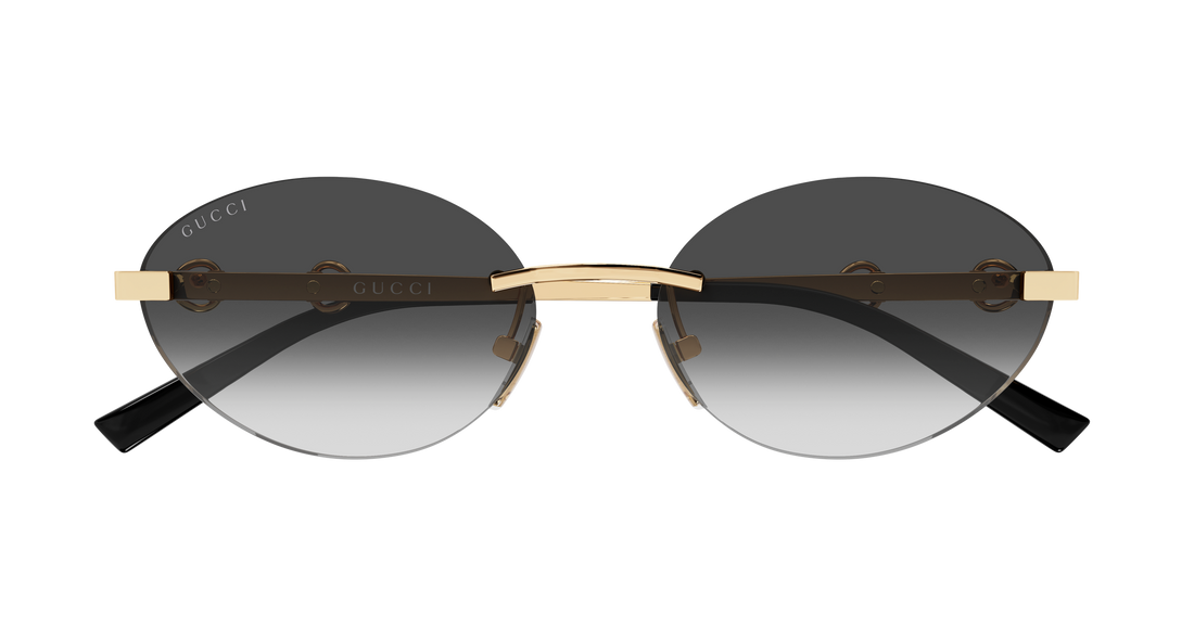 Lunettes de soleil gucci gg2051s 001 dorado round/oval/panthos femenino taille 58mm - Vue détaillée