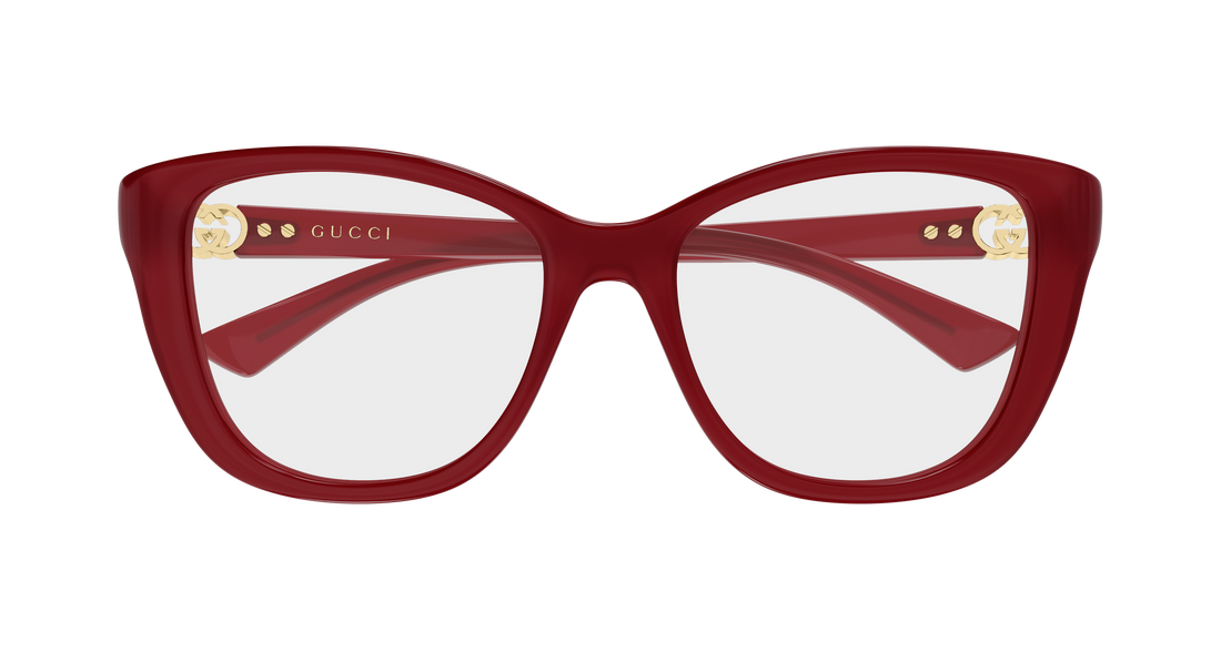 Briller gucci gg2195o 004 rojo cat eye femenino størrelse 53mm - Detaljeret visning