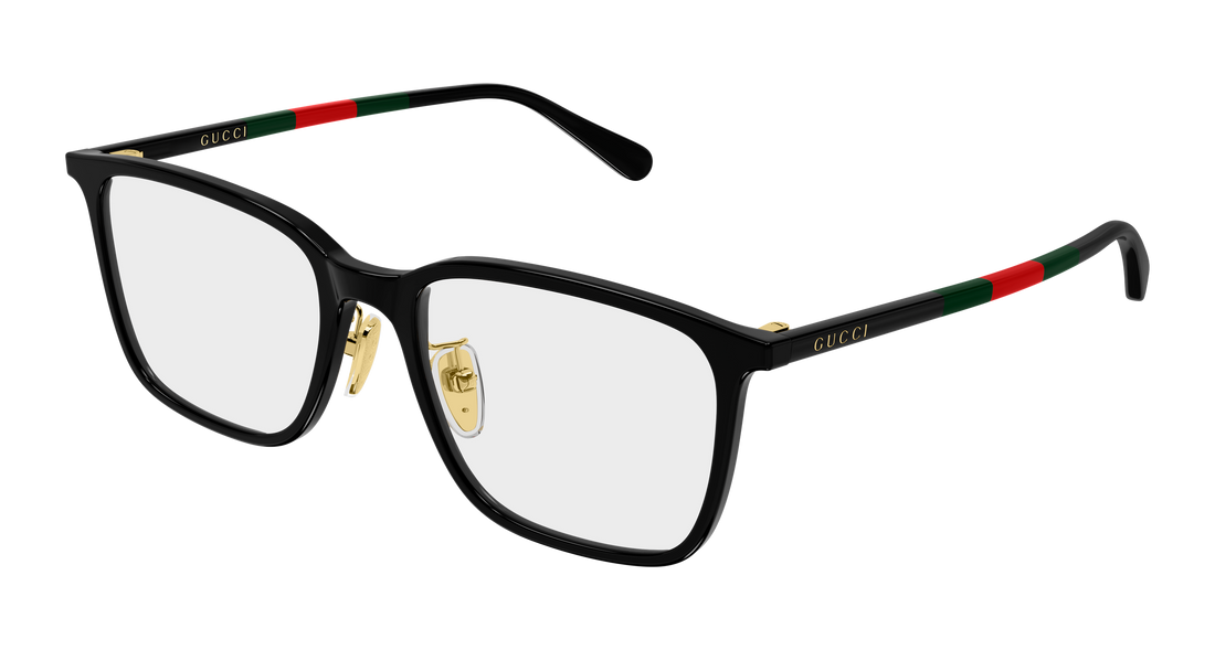 Lunettes de vue gucci gg2267oa 001 negro rectangular / squared masculino taille 54mm - Vue principale