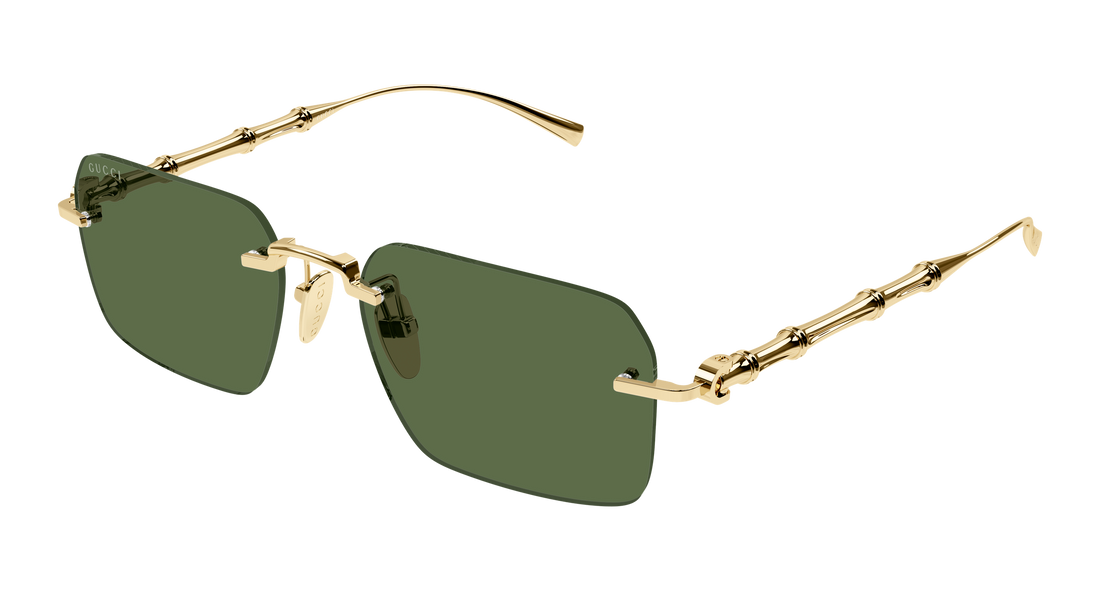 Lunettes de soleil gucci gg2154s 003 dorado rectangular / squared masculino taille 56mm - Vue principale