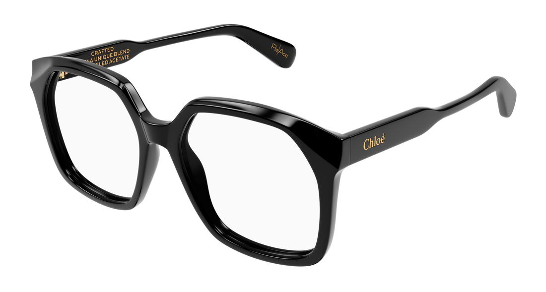 Lunettes de vue chloé ch0263o 008 negro rectangular / squared femenino taille 53mm - Vue principale