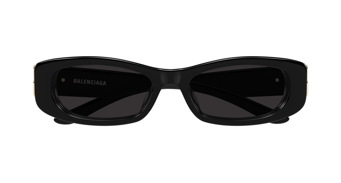 Óculos de sol balenciaga bb0505s 001 negro rectangular / squared femenino tamanho 57mm - Vista de detalhe
