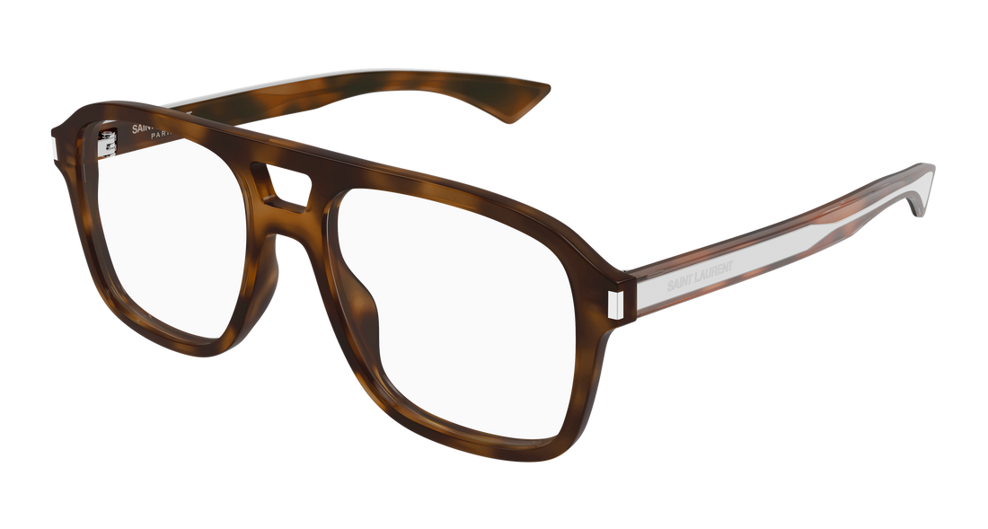 Brillen saint laurent sl 881 opt 003 havana masculino größe 55mm - Hauptansicht